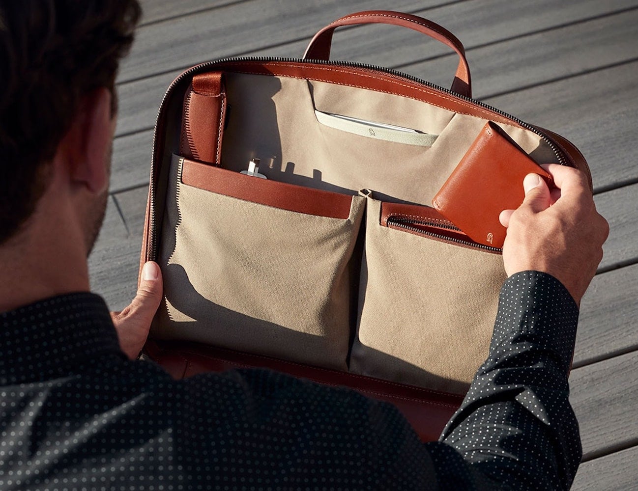 Bellroy Leather Laptop Brief makes you feel like a boss