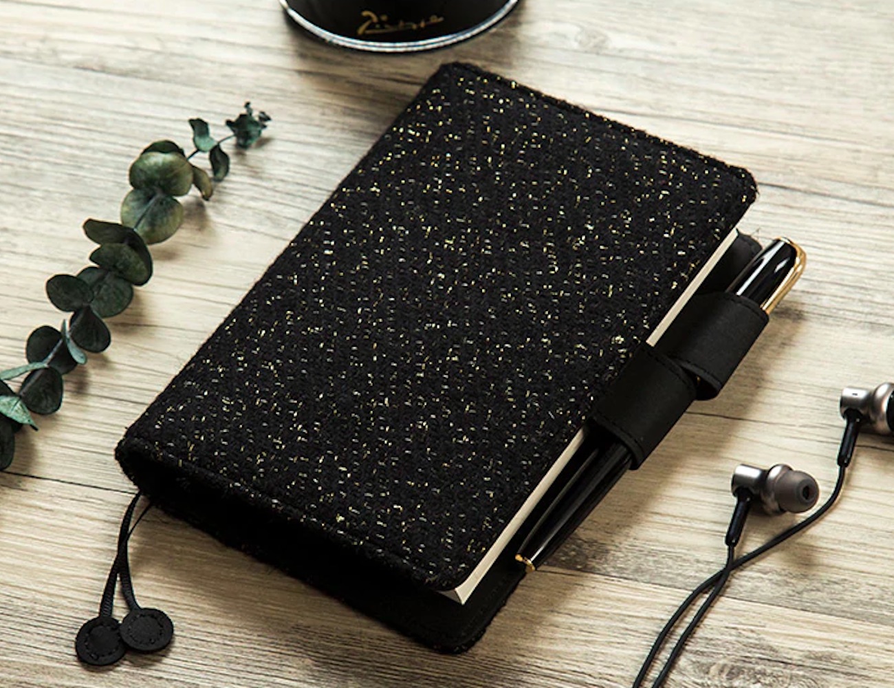 Black Wool Hardcover Notebook Cover offers a fresh look for your ideas