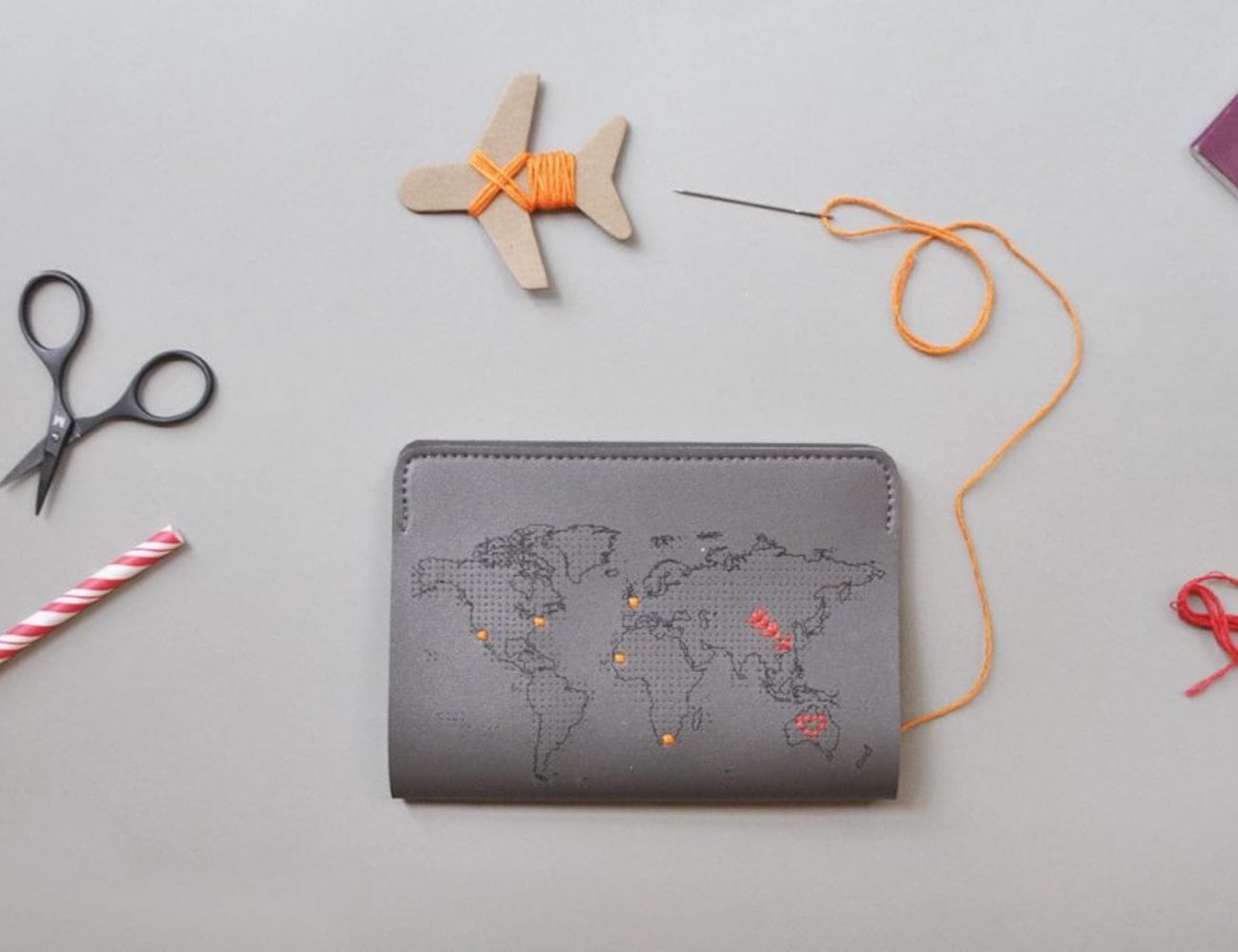 Chasing Threads Stitch Travel Passport Cover