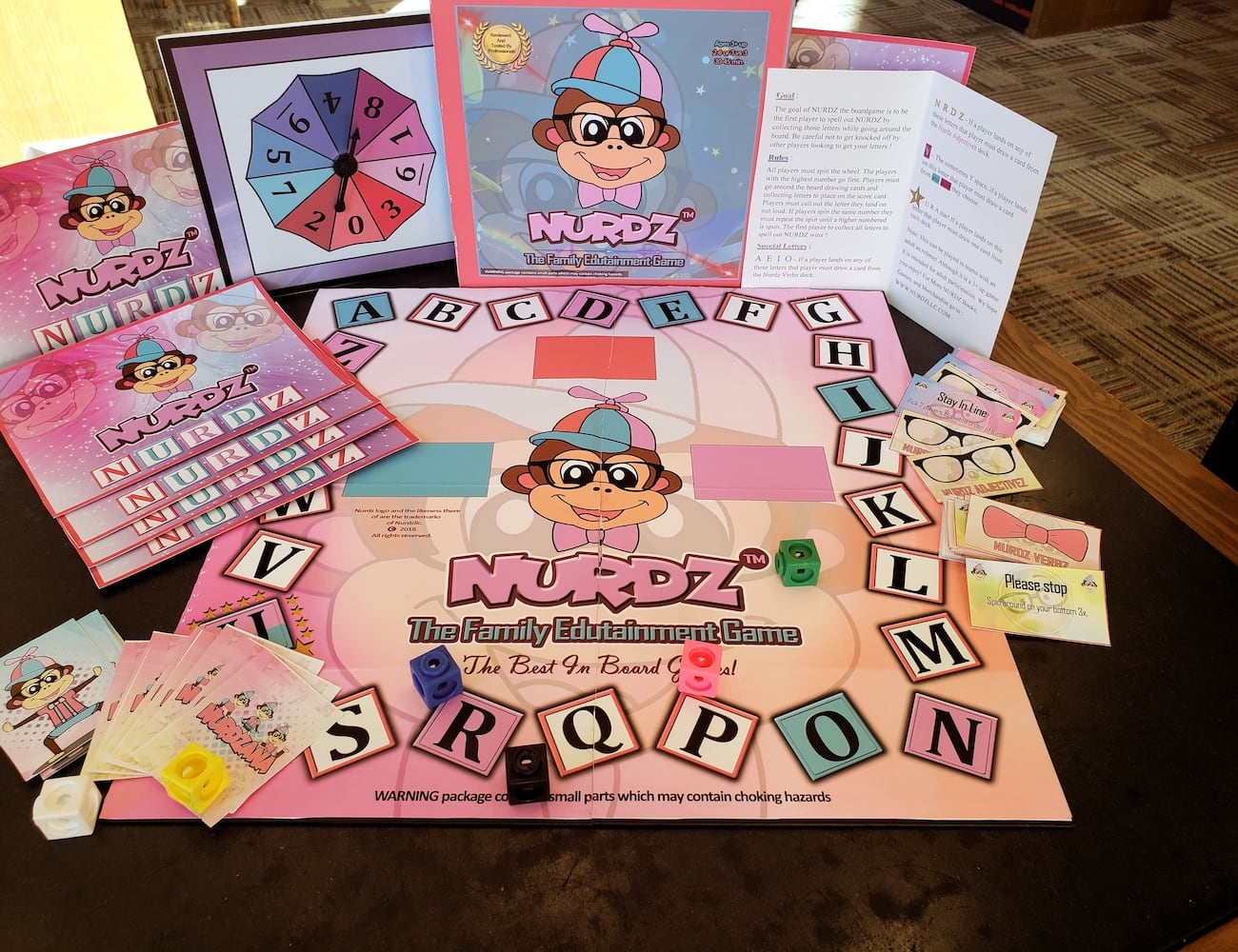 Nurdz Family Edutainment Board Game offers a fun, interactive experience