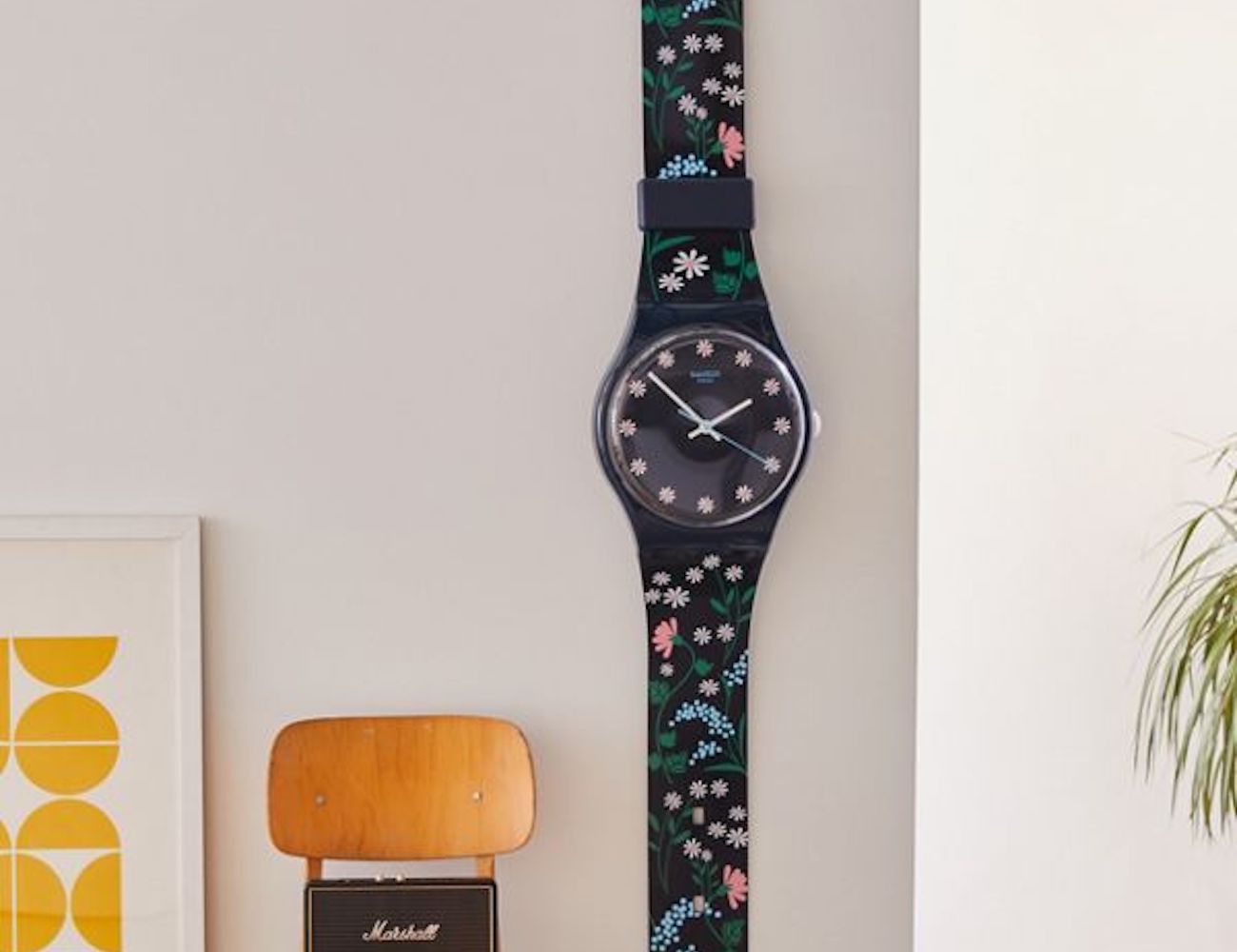 Swatch Maxi Wall Clocks Stand A Whopping 6 11 Tall