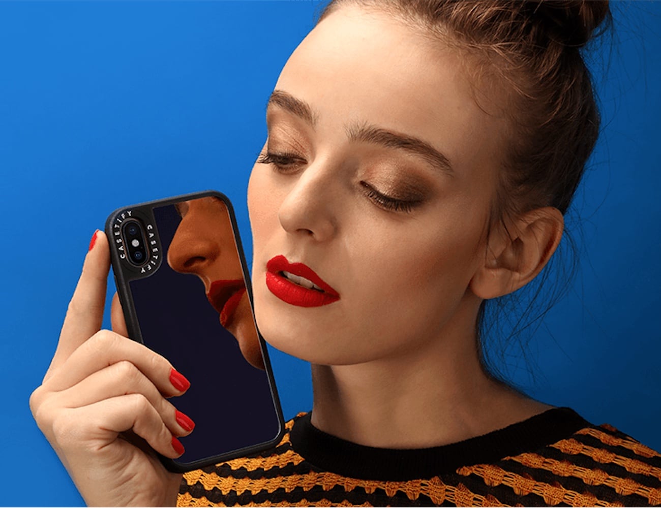 Casetify Reflective Mirror iPhone Case reflects your unique style