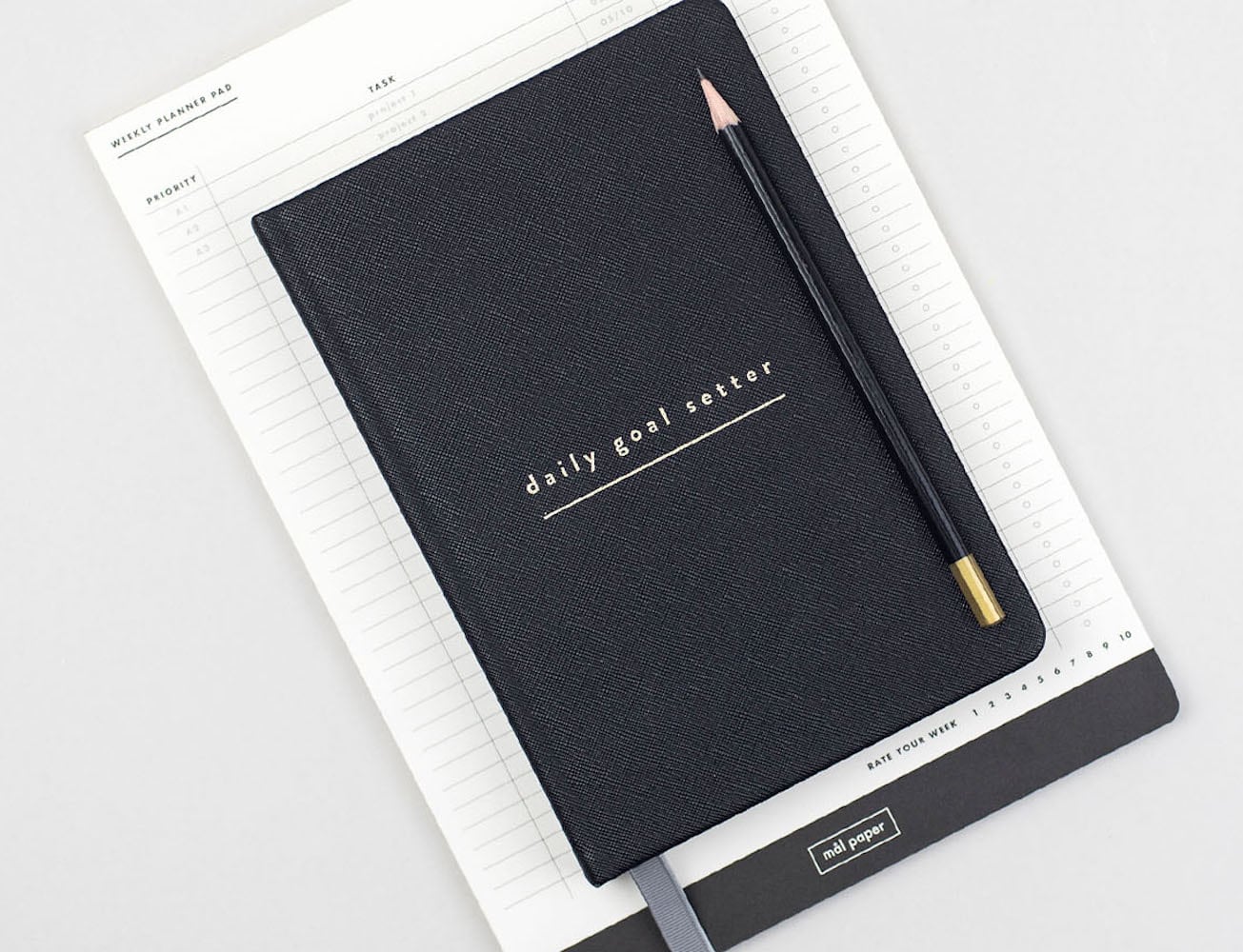 Daily Goal Setter Productivity & Gratitude Planner creates actionable tasks Daily Goal Setter Productivity & Gratitude Planner creates actionable tasks