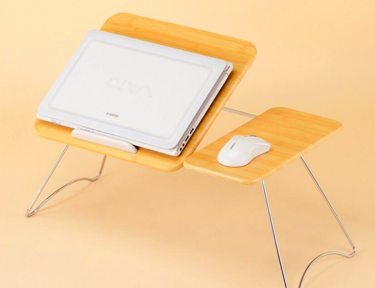 Portable Foldable Laptop Lap Desk Puts Your Office At Your