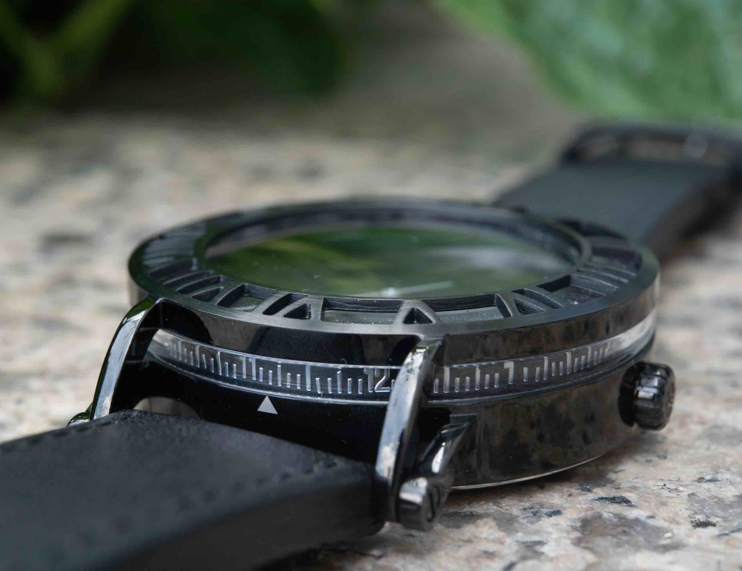 Horizon Timepiece Stealth Automatic Watch discreetly tells you the time