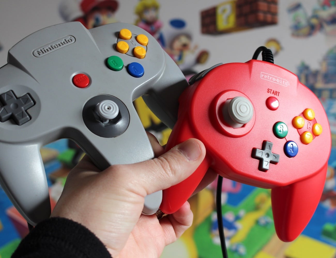 Retro-Bit Tribute64 Modern N64 Controller is a redesign of the classic video game controller