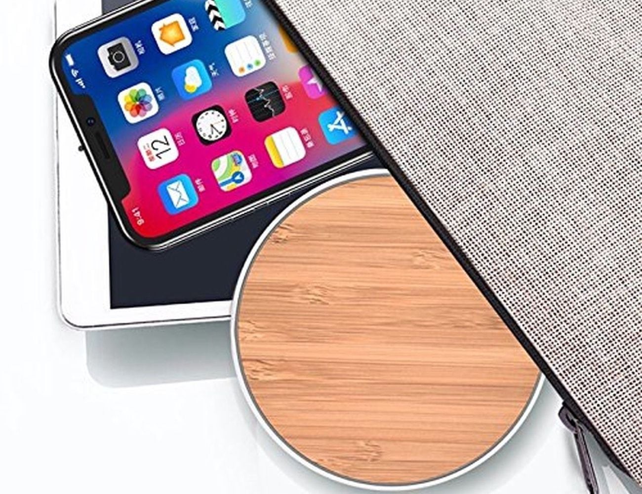 SurgeDisk Wireless Qi Charging Pad is a comforting bedside charger