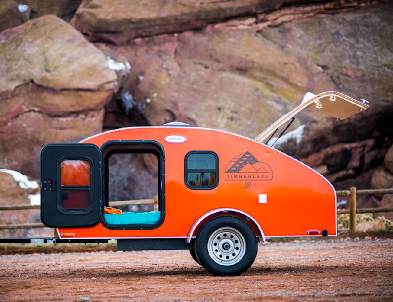 Timberleaf Teardrop Trailers let you camp off the beaten path