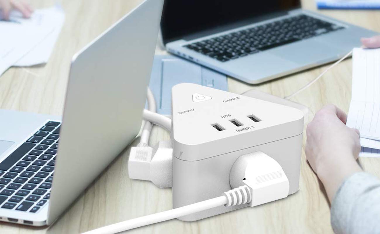 Aviator Controls Smart Power Strip Wi-Fi Smart Plug can be controlled with your voice