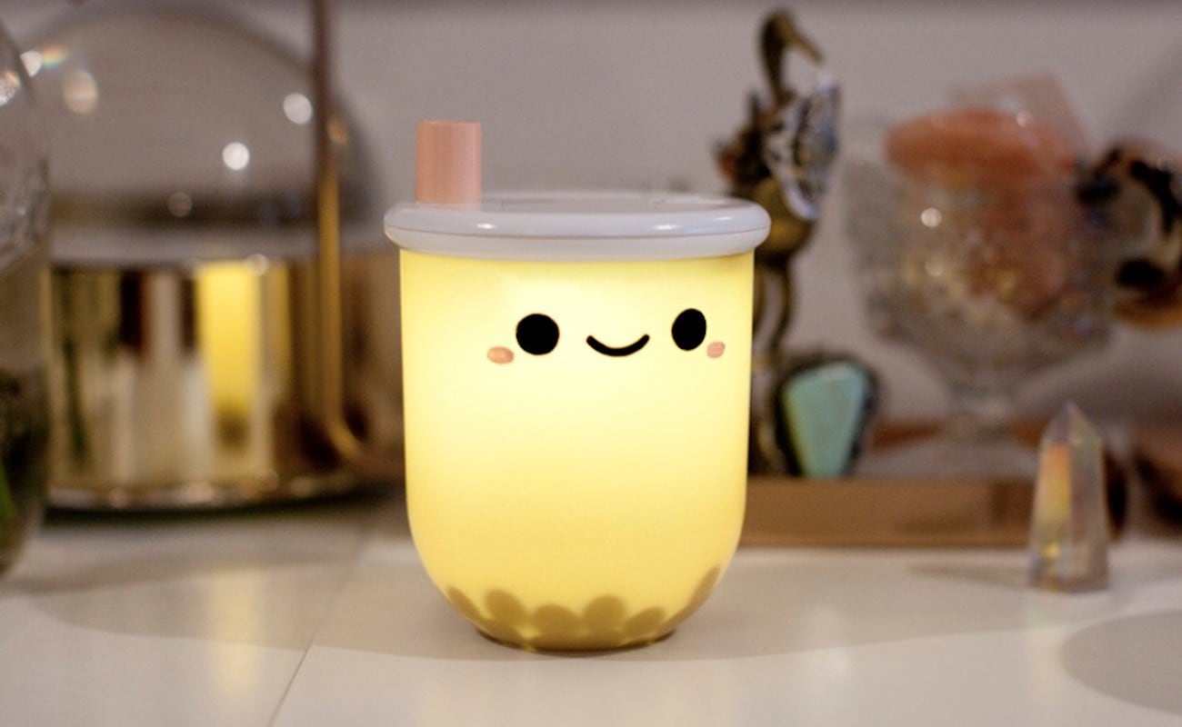 Boba Tea Light Ambient Nightlight is the cutest way to light up your nightstand
