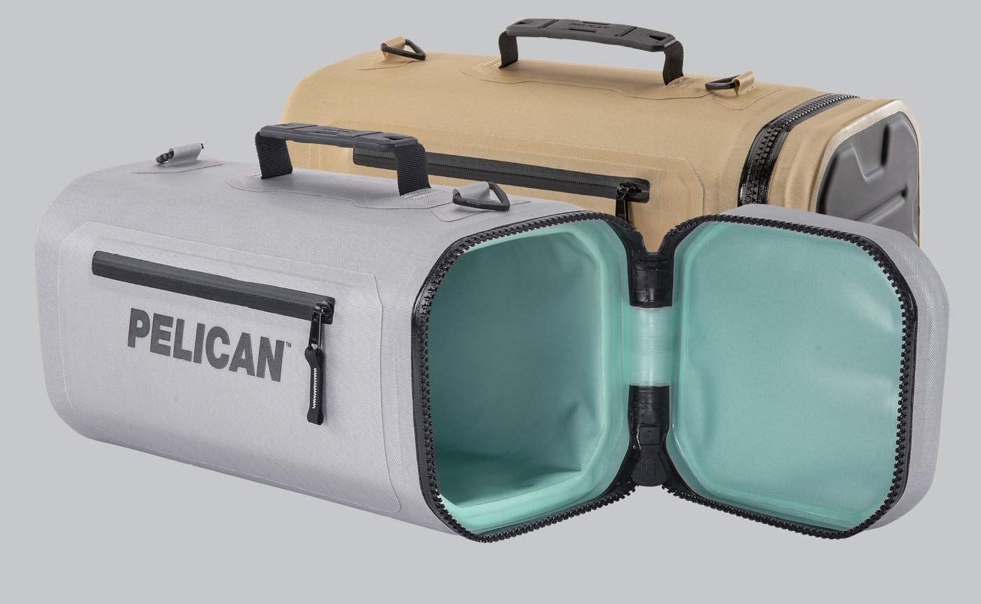 This portable overshoulder cooler can hold up to four bottles of wine