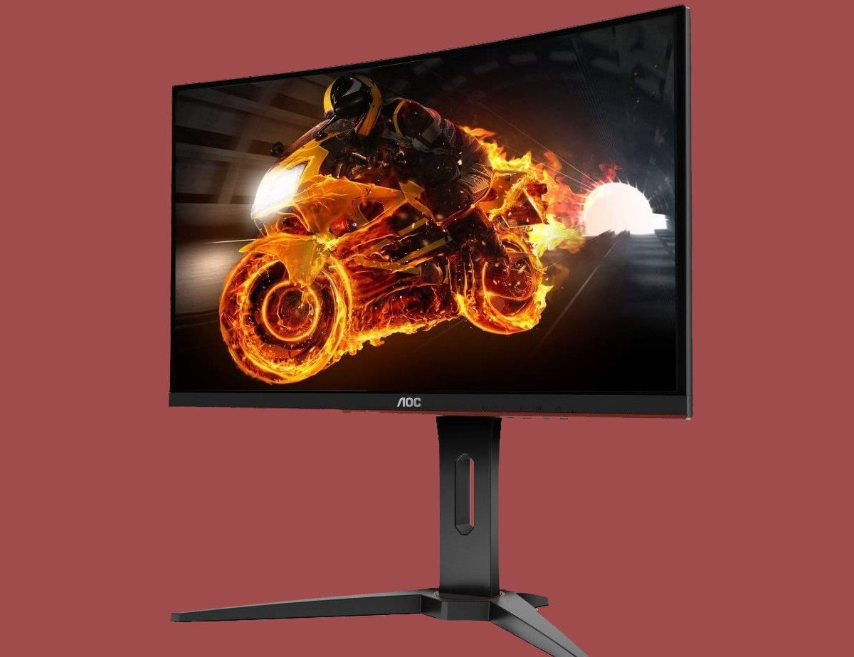 AOC C27G1 27″ Curved Frameless Gaming Monitor offers AMD FreeSync for super smooth gameplay
