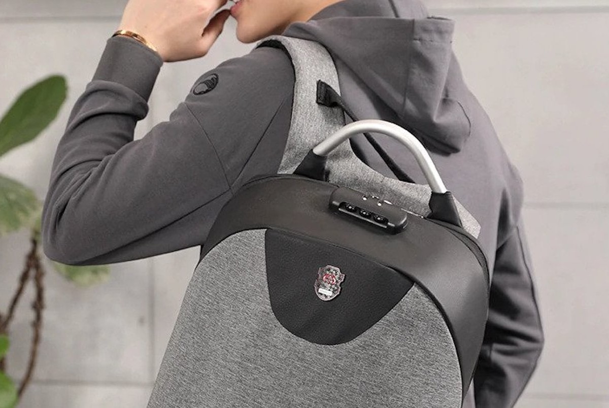 Anti-Theft Password-Protected Backpack offers total peace of mind