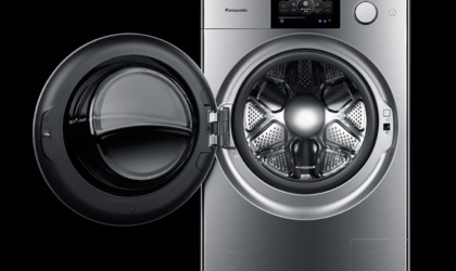 Panasonic Alpha smart washing machine has an automatic air filtration system