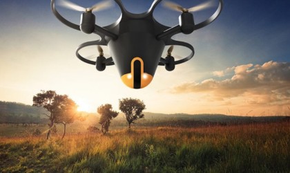 Sunflower drone can detect unwanted visitors