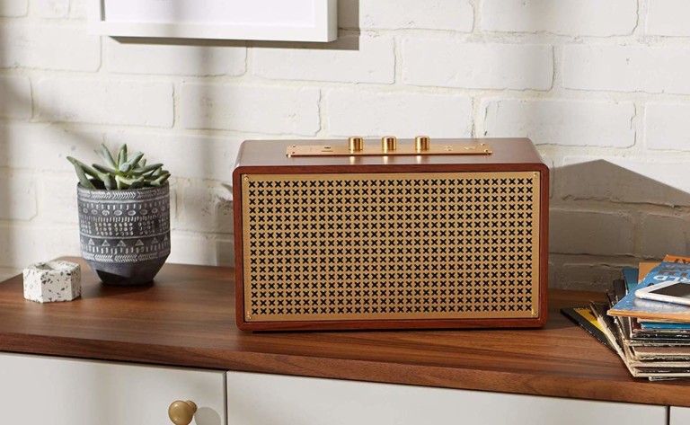 AmazonBasics Vintage Retro-Inspired Bluetooth Speaker mixes funky style with modern technology