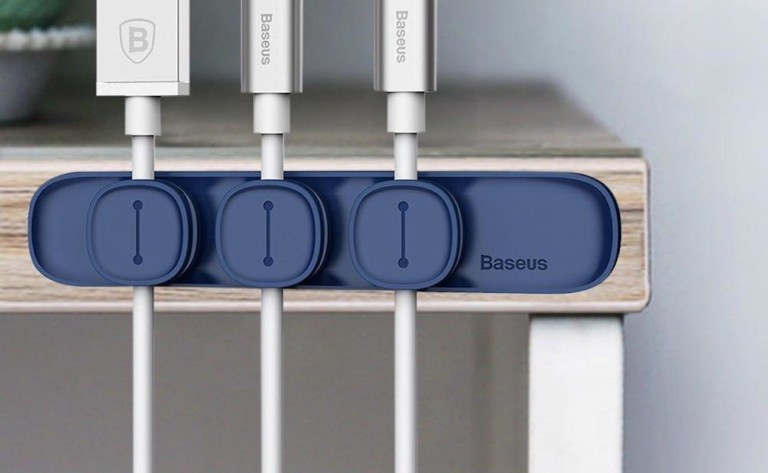 Baseus Magnetic Cable Organizer keeps your cords where you want them