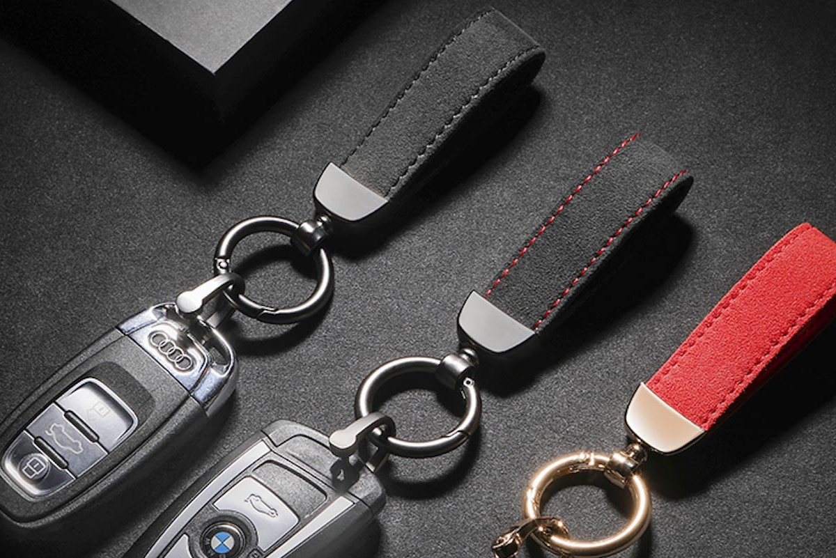 Durable Leather Strap Key Chain adds sophistication to your keys