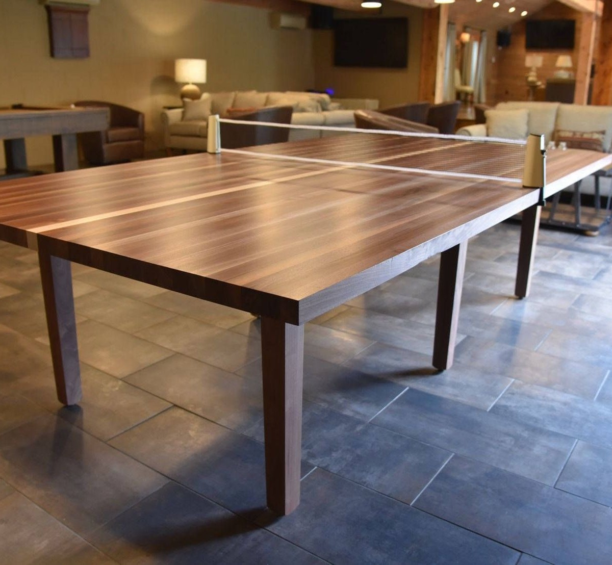 This Ping Pong Dining Table Is Good for Eating & Playing