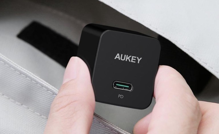 AUKEY Minima 27W Tiny Wall Charger charges iPhones up to 3 times faster