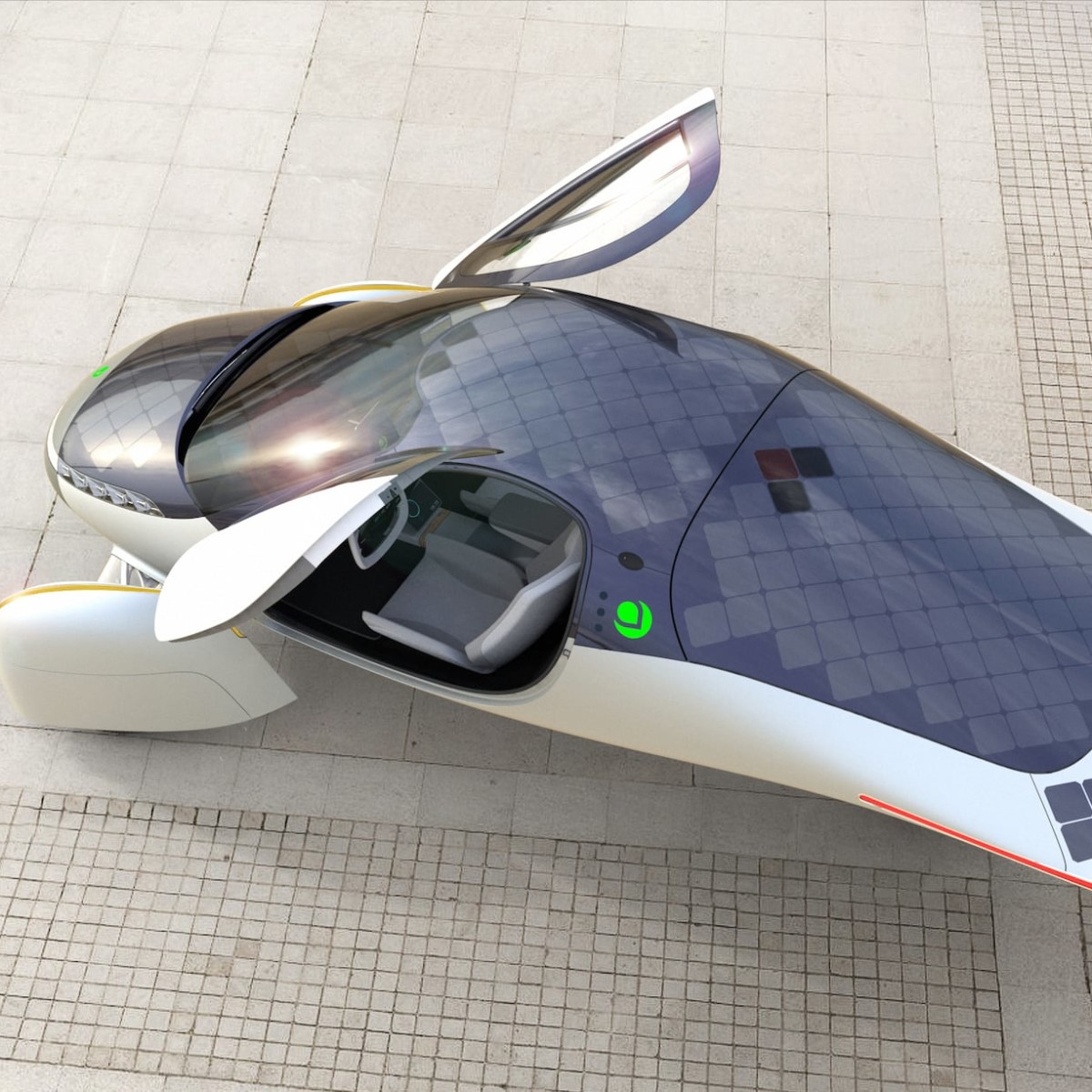 This SolarCharging Electric Vehicle Has a 1,000Mile Range