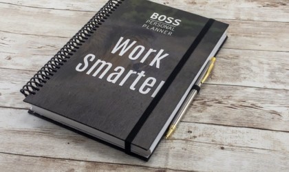 BOSS Personal Planner Personal Productivity Notebook