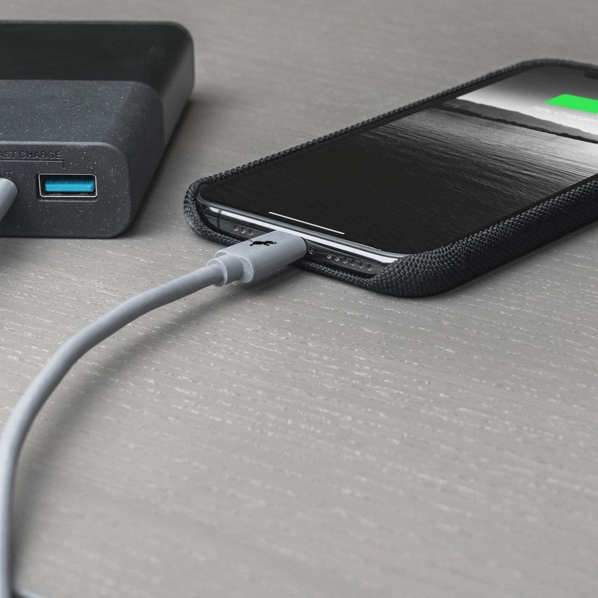 Nimble Premium Fast Charge Upgrade Kit 5-day power bank powers your iPhone anywhere