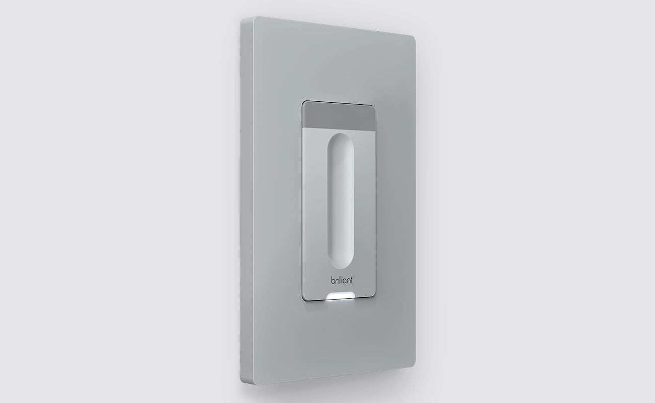 Brilliant Smart Dimmer Integrated Light Switch gives your regular bulbs extra smarts