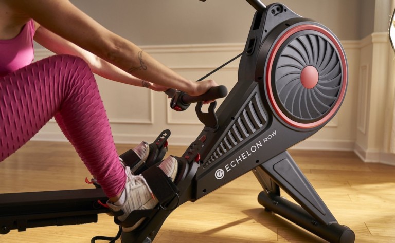 Echelon Row smart rowing machine helps you strengthen important muscles at home