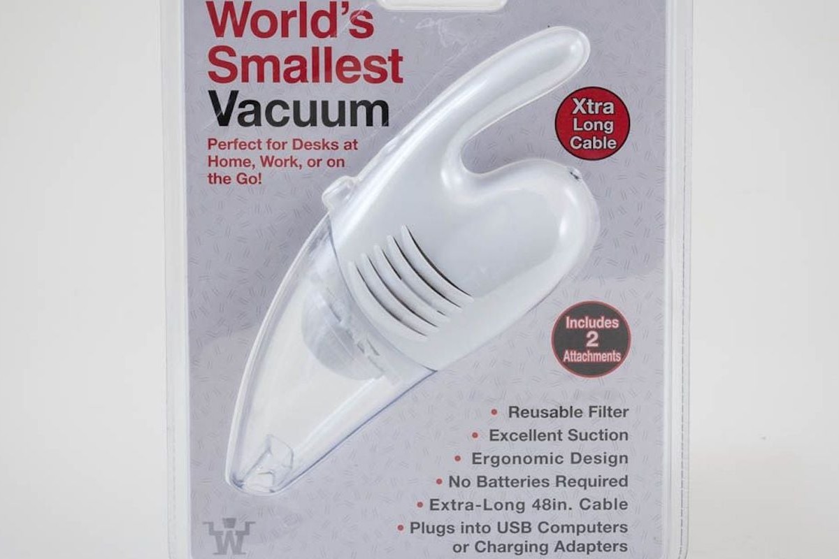 This Cute USB Vacuum Is Fewer Than 8 Inches Long