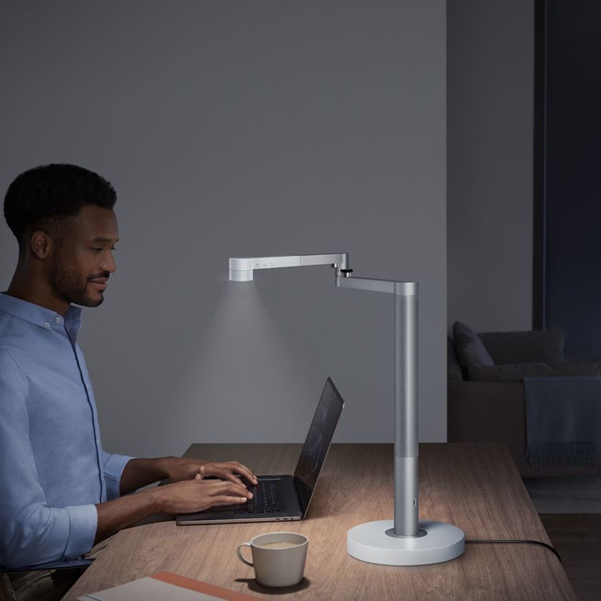 Dyson Lightcycle Morph Adaptable Intelligent Lighting responds to surroundings and time of day