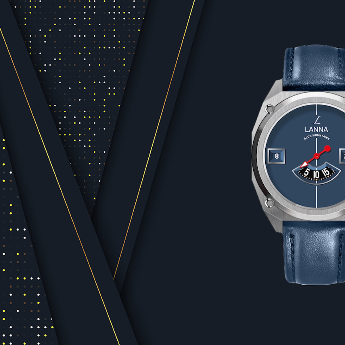 Lanna Blue Mountains II Automatic Men’s Watch offers a new perspective of time