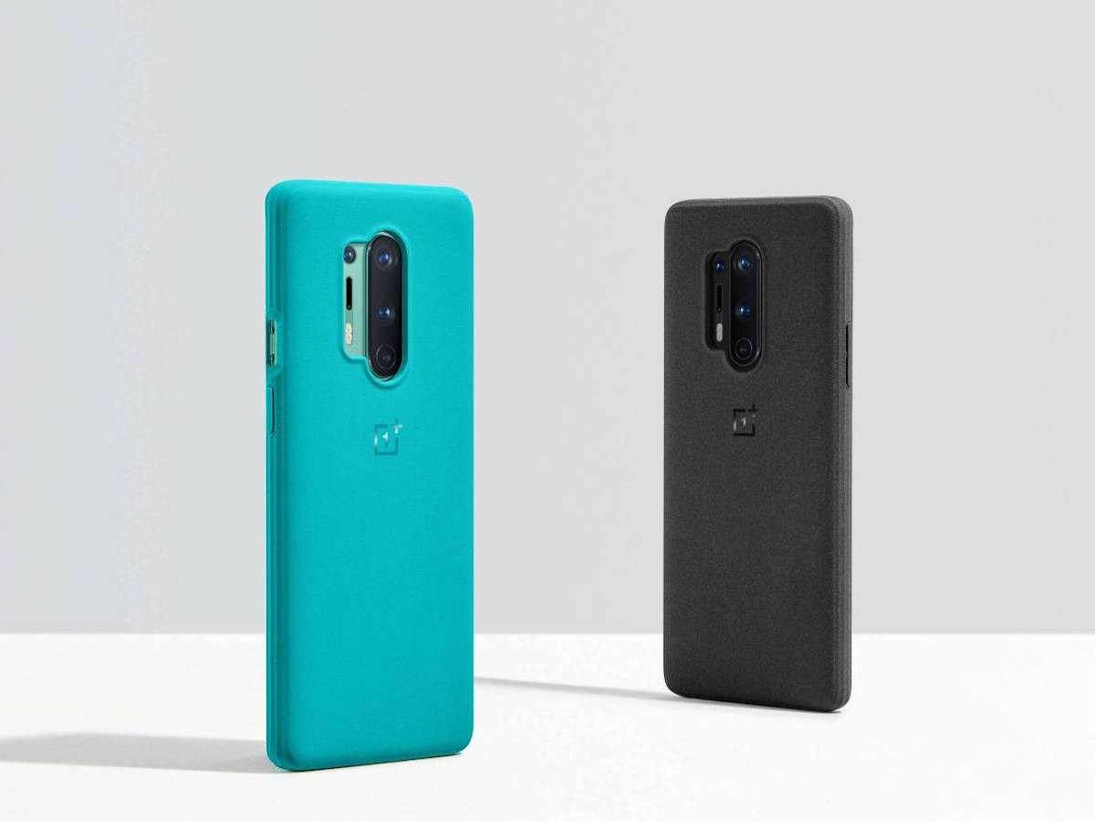 OnePlus 8 Pro Sandstone Bumper Case Textured Cover is easy to grip