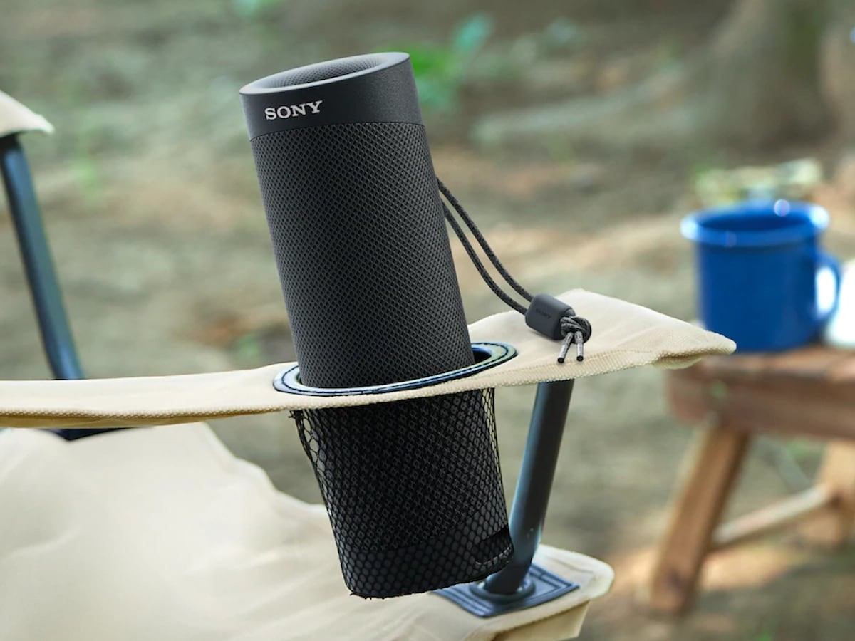 Sony SRS-XB23 EXTRA BASS Portable Bluetooth Speaker is easy to carry anywhere you go