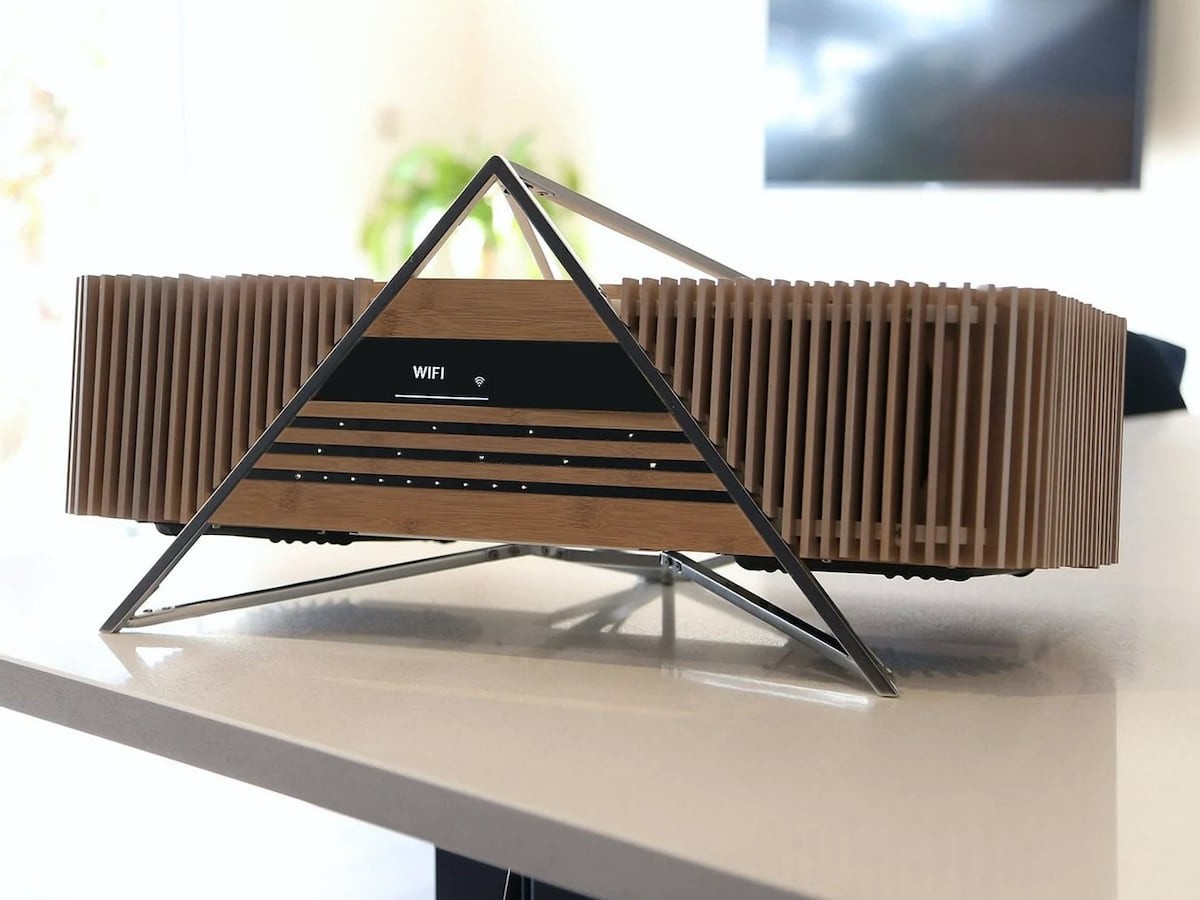 iFi Aurora Wireless Bamboo Music System is a head-turning design statement with AirPlay support