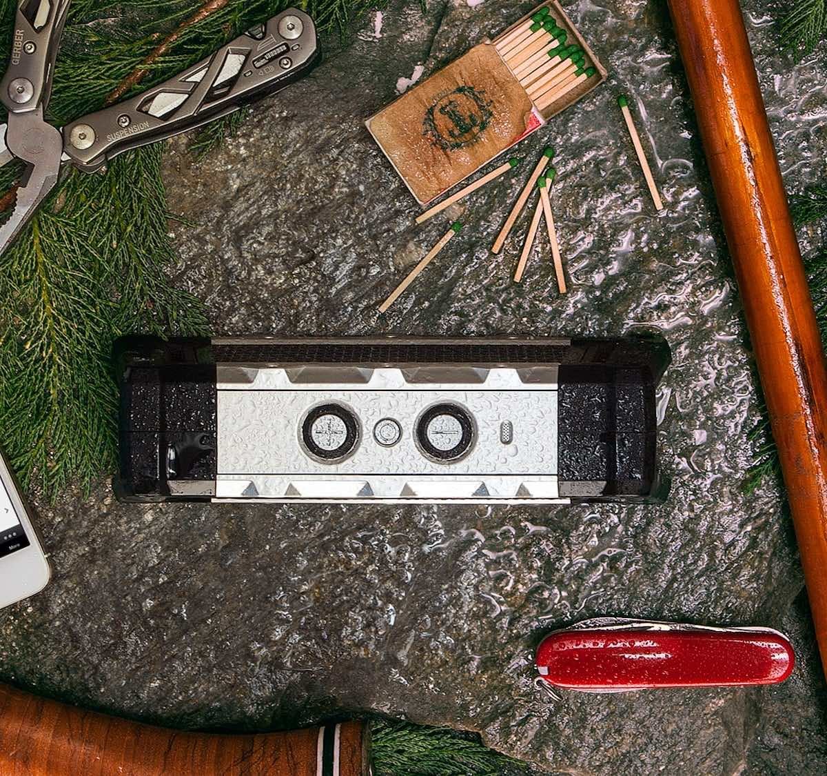Fugoo Tough 2.0 rugged waterproof speaker is built to withstand extreme conditions