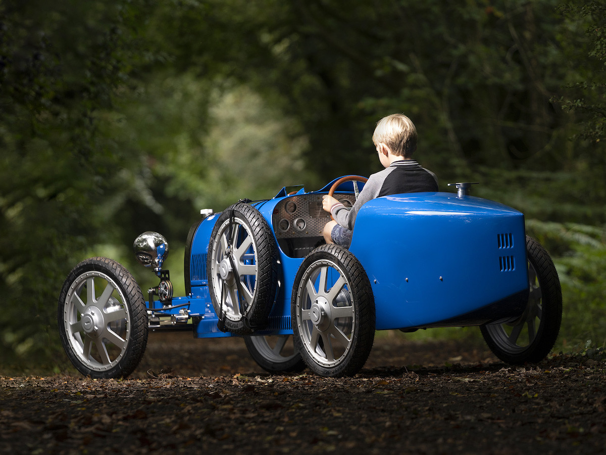 Bugatti Baby II mini car is designed for children and young adults