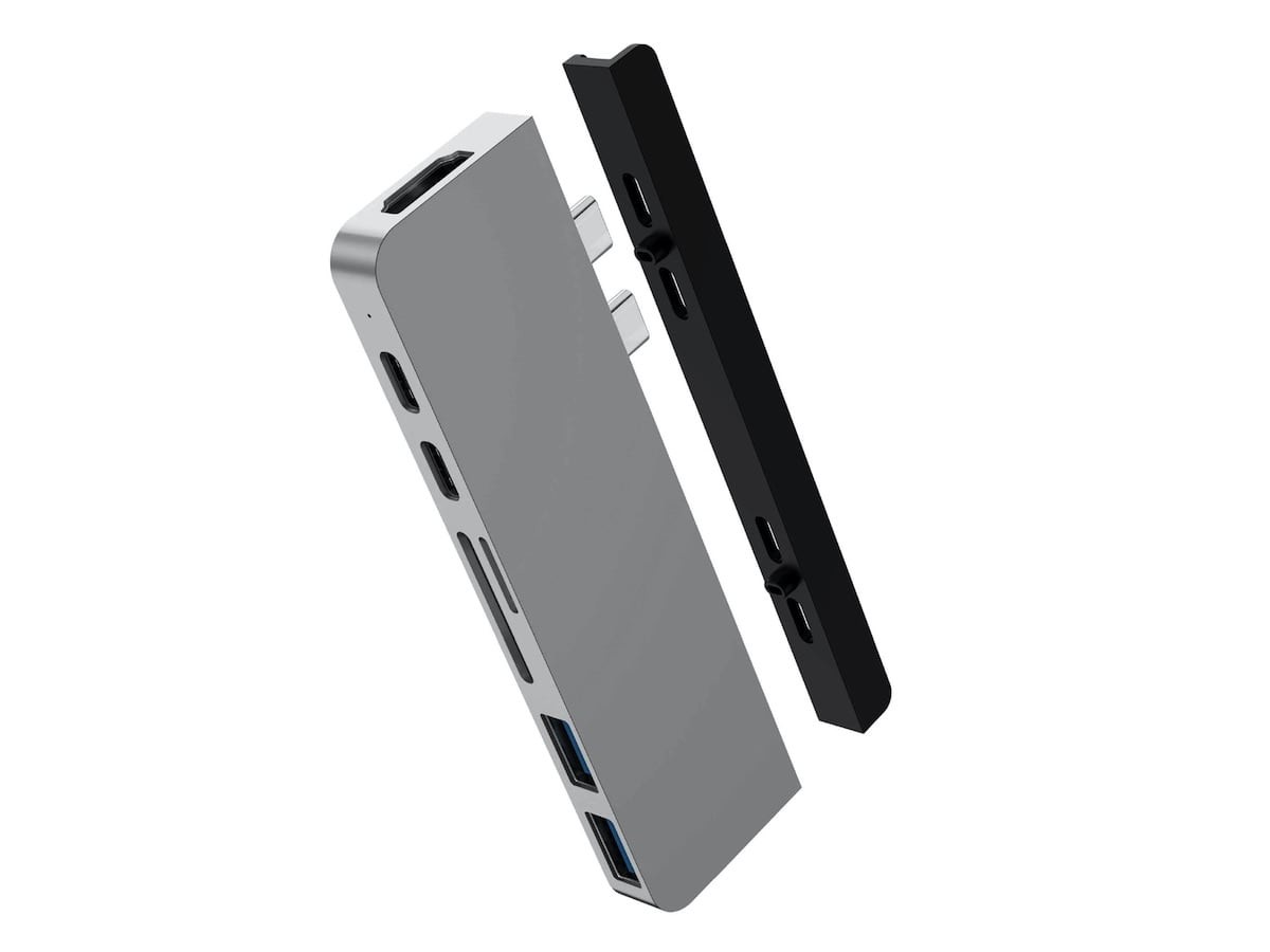 This MacBook USBC Hub Connects with a