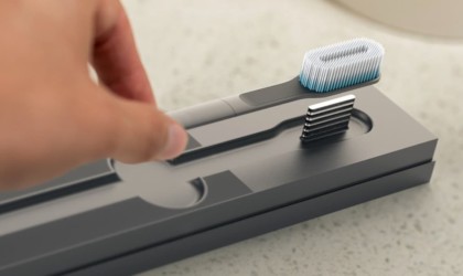 SuperBlue Toothbrush by Dylan Fealtman Sanitizing Teeth Cleaner