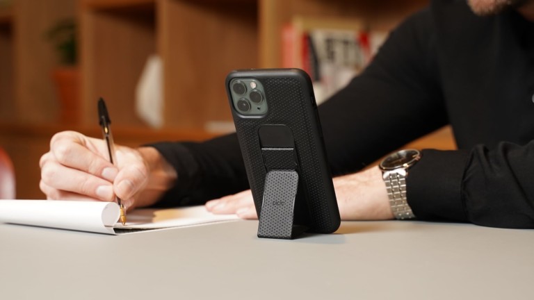 CLCKR Stand Case smartphone holder offers multiple functions