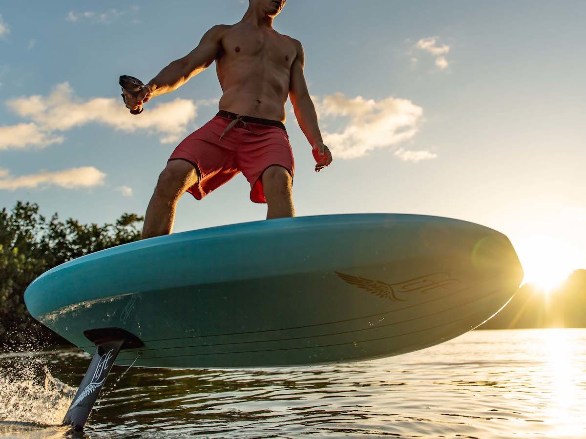 Lift Foils Efoil Electric Surfboard Series Operates Via Remote Gadget