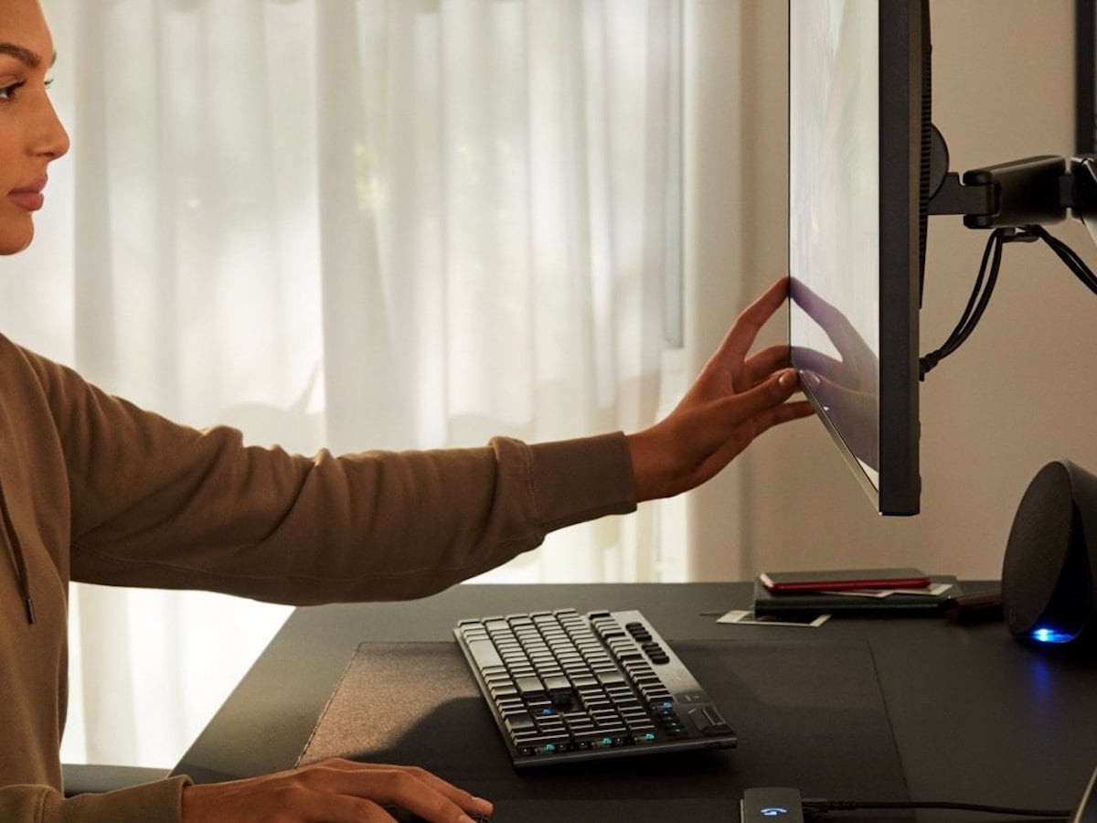 Herman Miller Ollin monitor arm gives you precise adjustment abilities