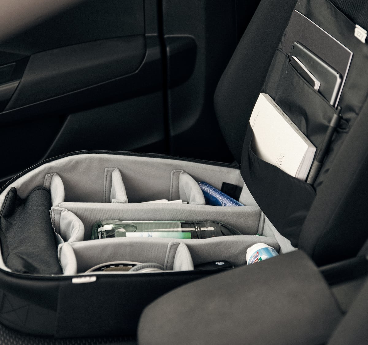 izzy smart car organizer is a flexible bag for your vehicle