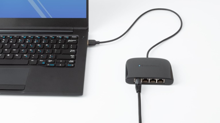 Cable Matters USB 3.1 Ethernet Switch 4-port gigabit internet adapter connects 4 devices