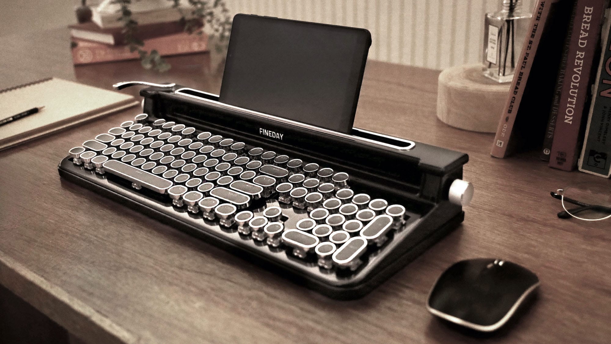 bluetooth typewriter keyboard for surface book 2