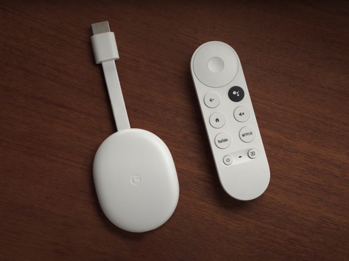 Chromecast with Google TV remote offers convenient navigation buttons