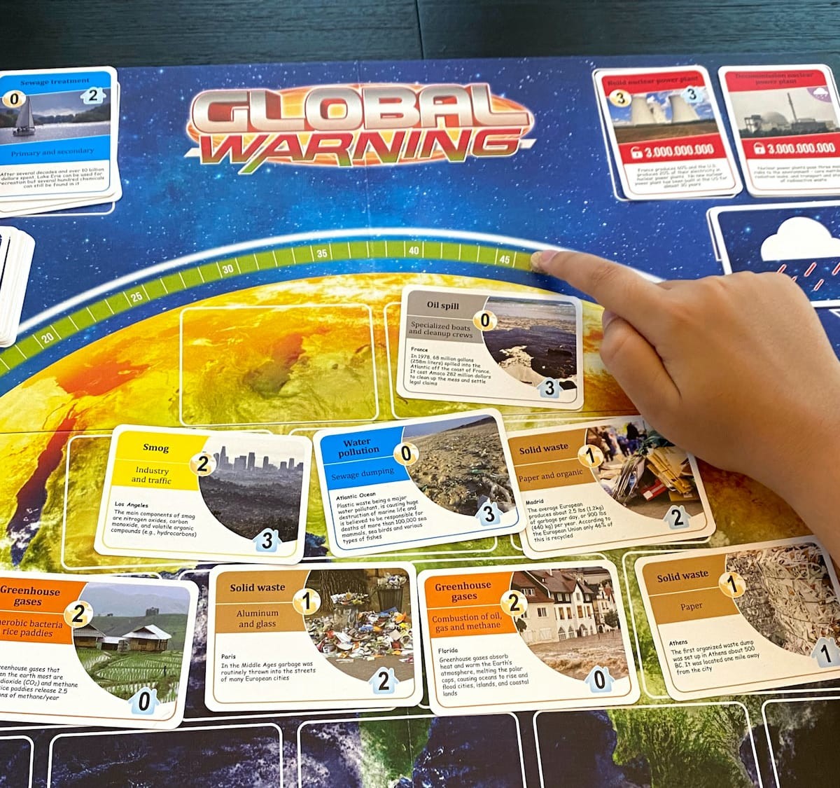 Adventerra Games’s Global Warning climate change game cleans the earth & slows rising temps