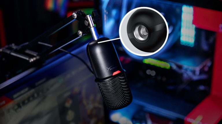 SoloCast: A Cardioid Polar Pattern USB Gaming Microphone by HyperX on Gadget Flow