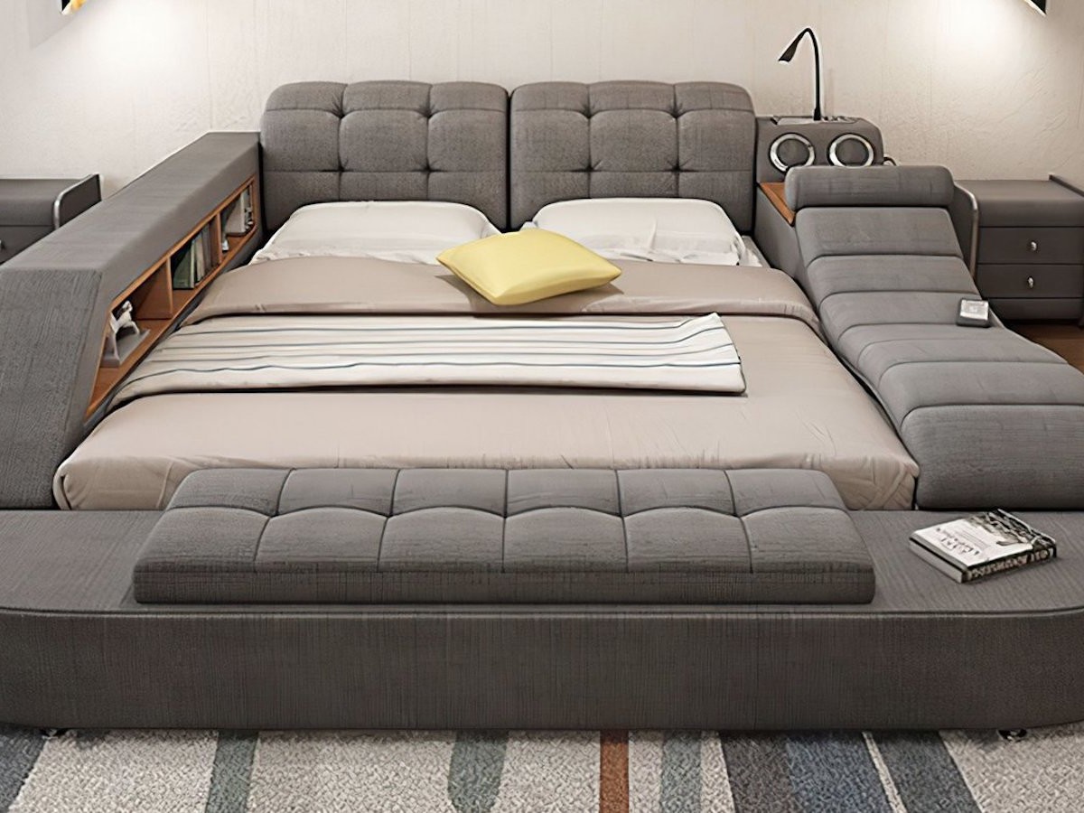 Hariana Tech Smart Ultimate Bed is a piece of all-in-one furniture with high-tech features Hariana Tech Smart Ultimate Bed is a piece of all-in-one furniture with high-tech features