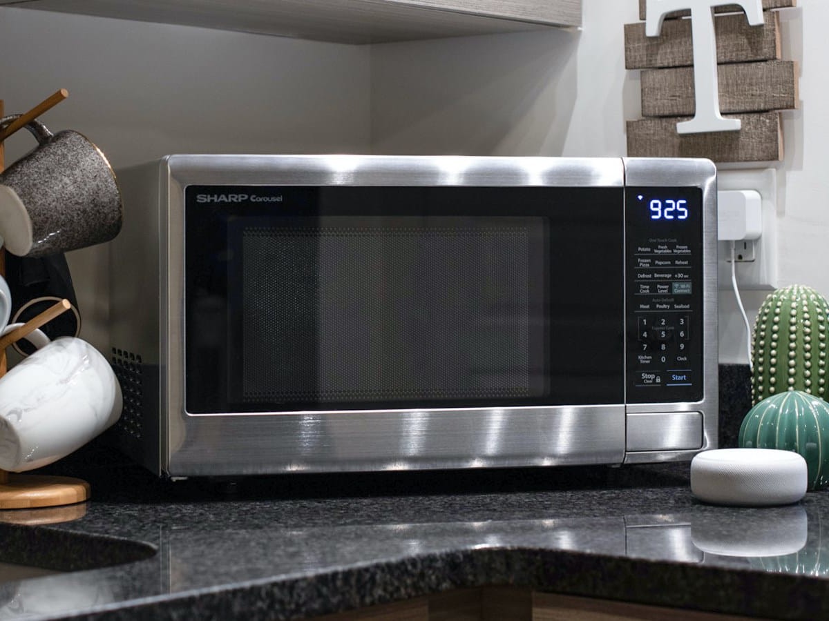 Sharp Smart Countertop Microwave Ovens offer Wi-Fi & Alexa connectivity